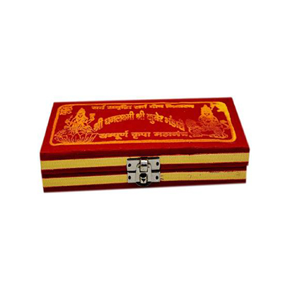 Dharmik Shri Dhan Laxmi- Kuber Bhandari Brass Yantra  (Pack of 1)