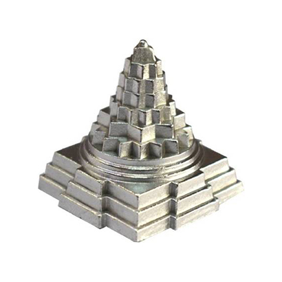 Dharmik 100% Pure Parad Mercury Shri Yantra 30 Grams Silver Yantra Silver Yantra  (Pack of 1)