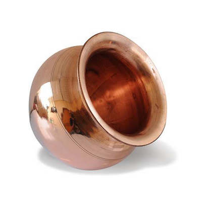 DHarmik pure cooper kalash loota 100% original for home temple pack of 1 Copper Kalash (Height: 3.5 inch, Brown) Copper Kalash  (Height: 3.5 inch, Brown)